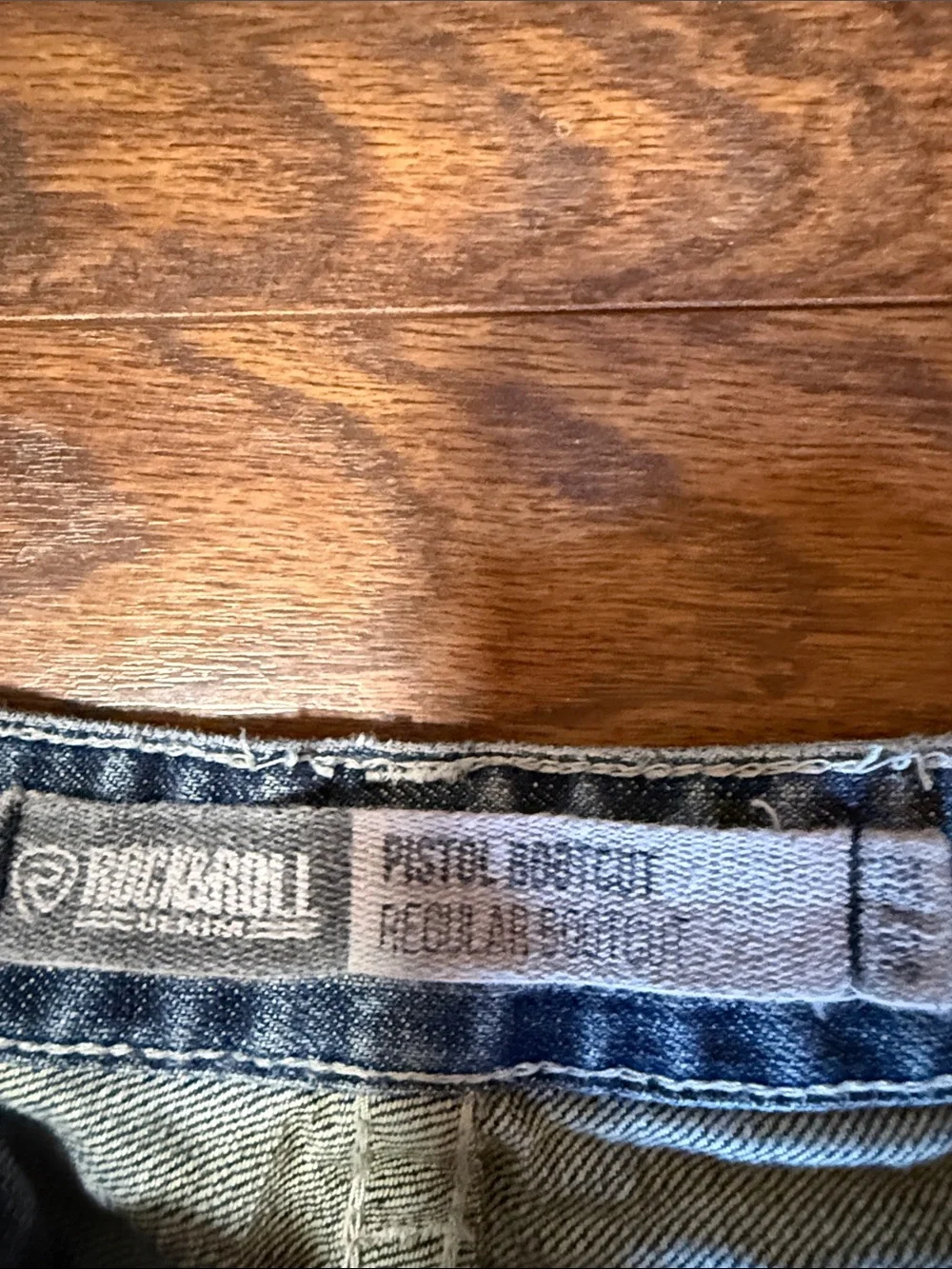 Men's Bootcut Denim Jeans in Faded Blue